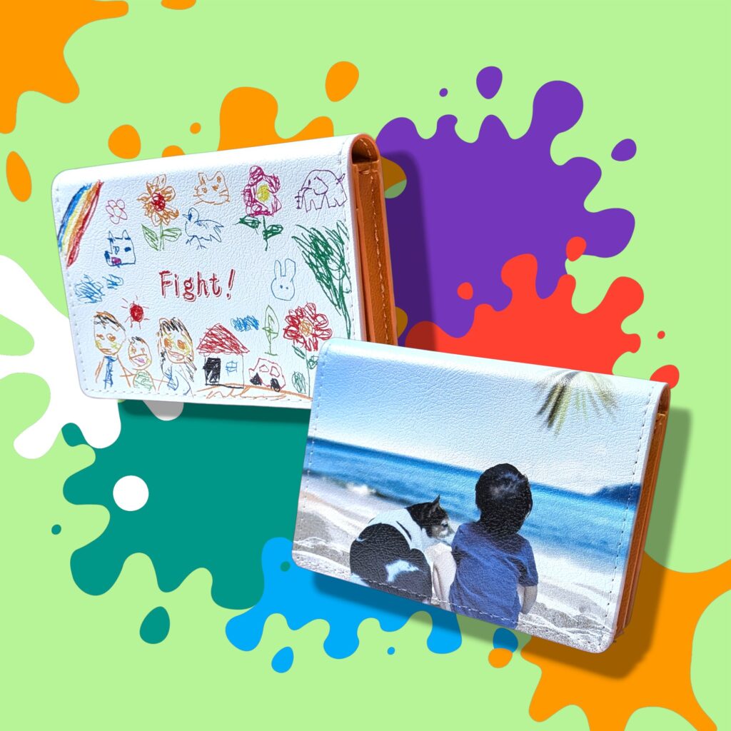 ペットや家族写真でオリジナル名刺入れ作り